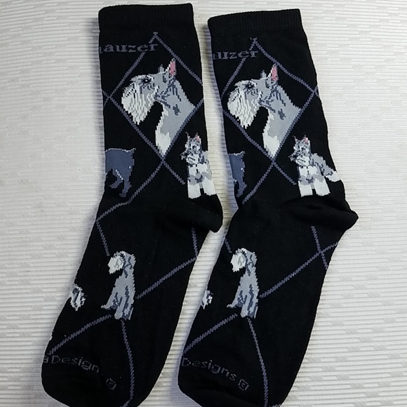 NEW * SCHNAUZER dog socks - Picture 5 of 7
